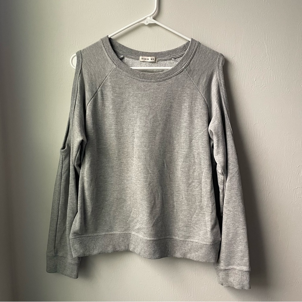 Cold shoulder sweatshirt